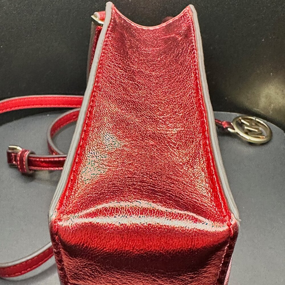 MICHAEL‎ KORS - MERCER XS Crossbody / Hand Bag - Red NWT - Picture 4 of 8
